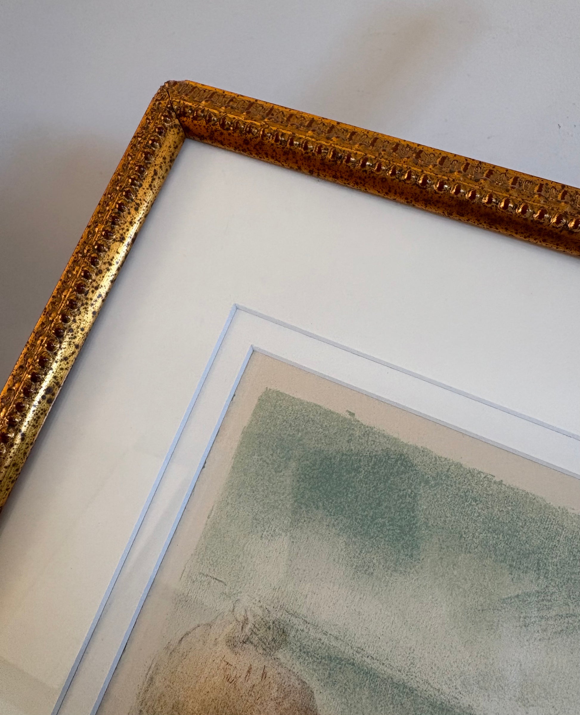 1951 Renoir Lithographic print, limited edition, French, framed vintage artwork