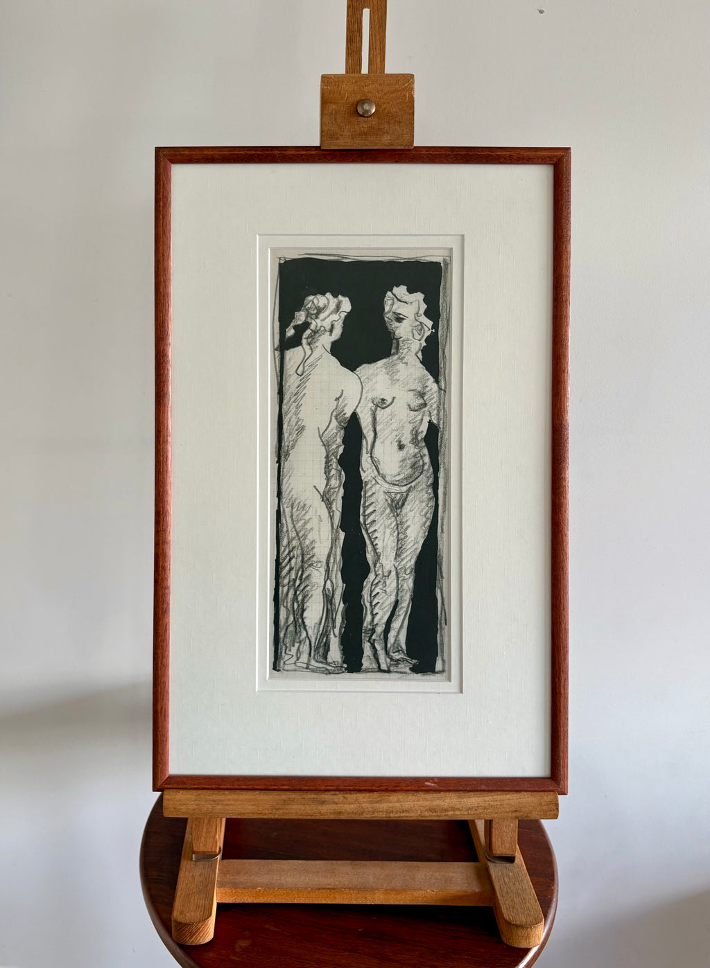 1955 Georges Braque, original heliogravure, nude, French, framed mid century art