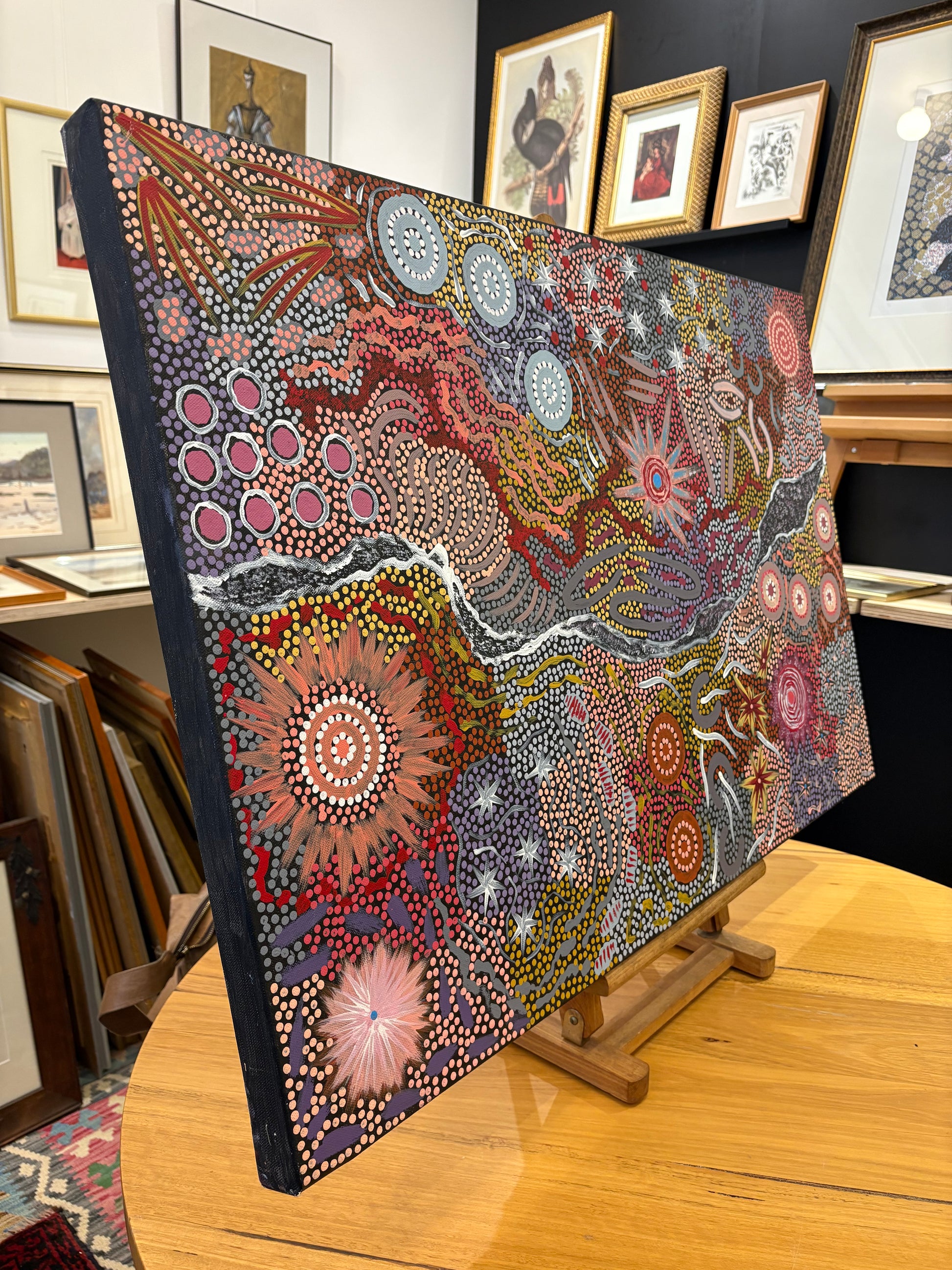 Original Aboriginal Painting, Michelle Possum, “Women’s Ceremony”