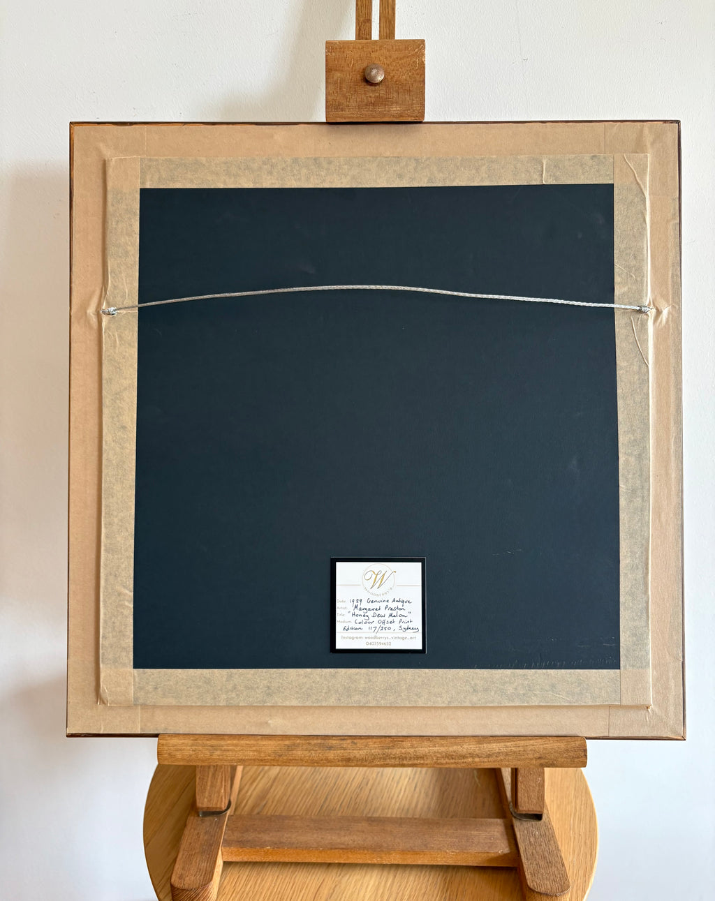 1929 Margaret Preston print, limited edition 117/250, antique framed art