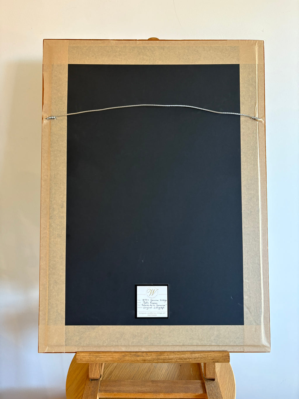 1950s Picasso Lithographic poster, mid century, framed vintage art