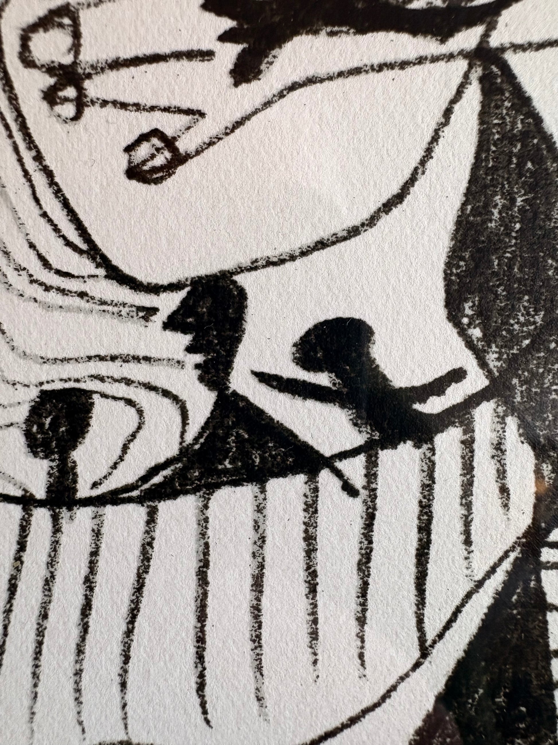 Limited Edition 634/666 Picasso lithographic print, framed mid century art, Cubism