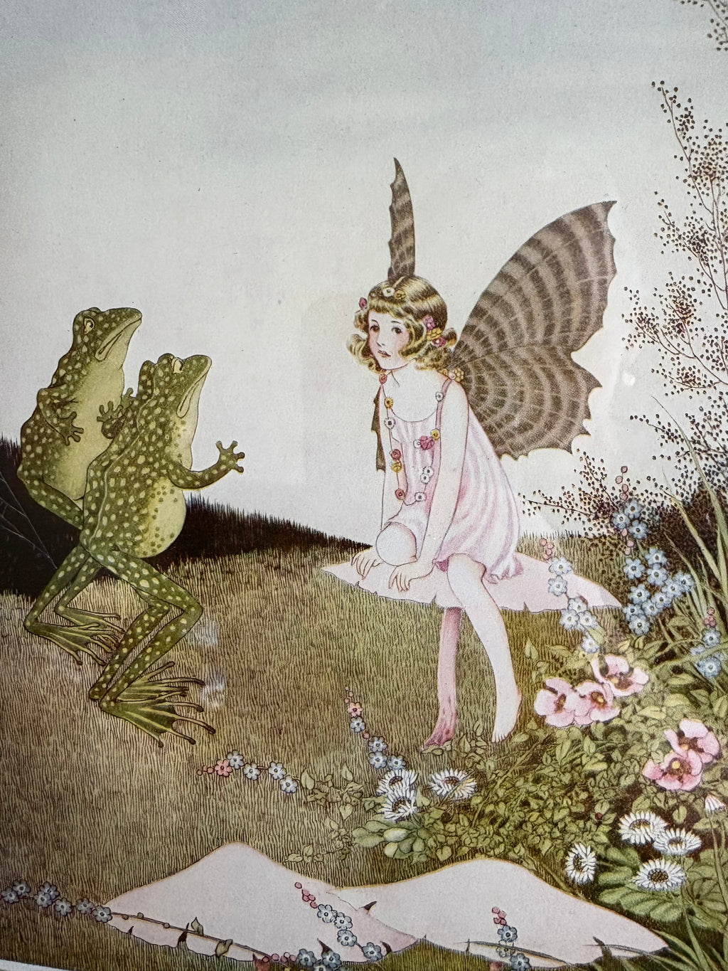 1926 Rare First Edition Australian Ida Rentoul Outhwaite print, antique fairy art