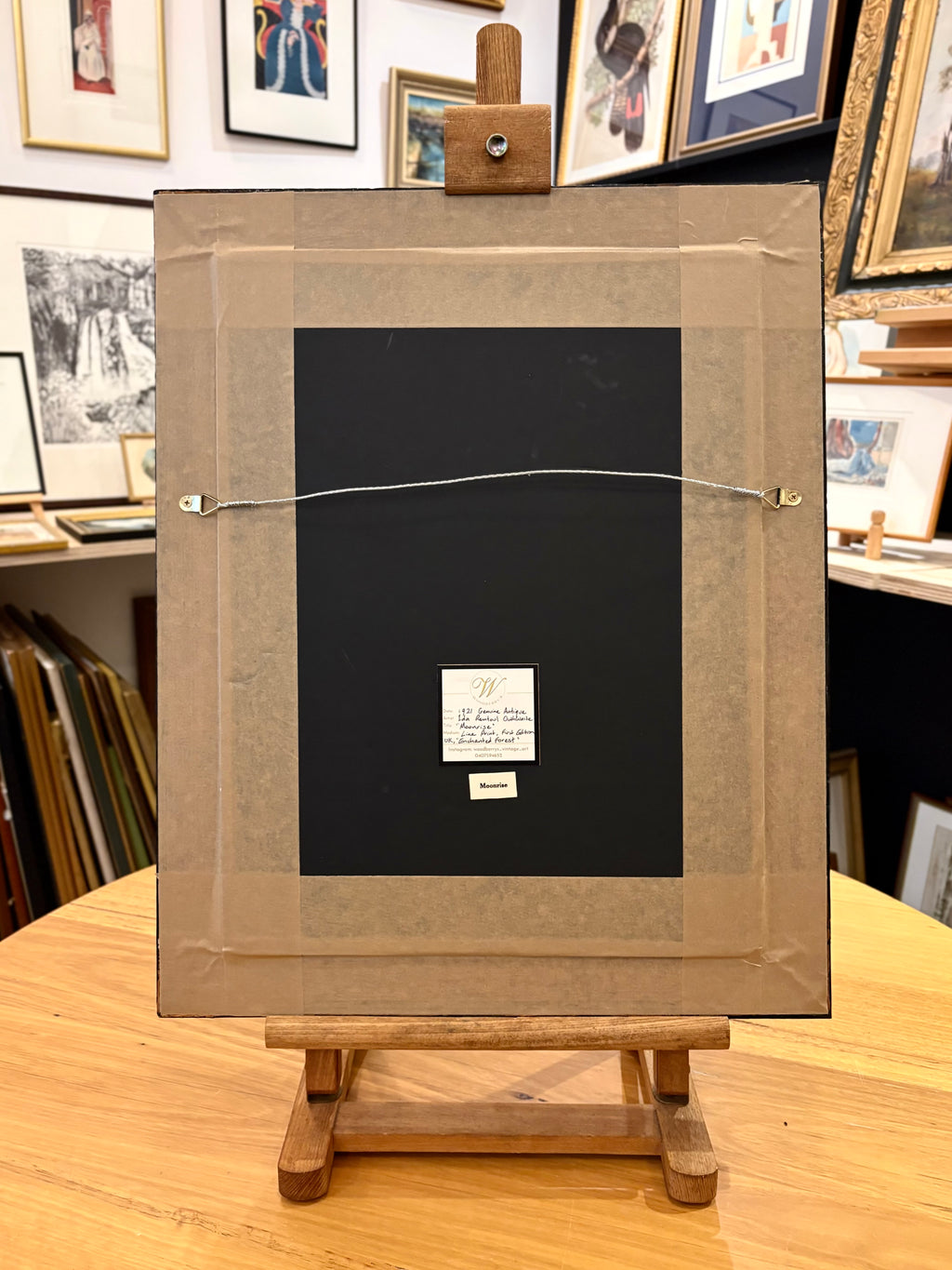 Ida Rentoul Outhwaite – Moonrise (1921), framed antique artwork