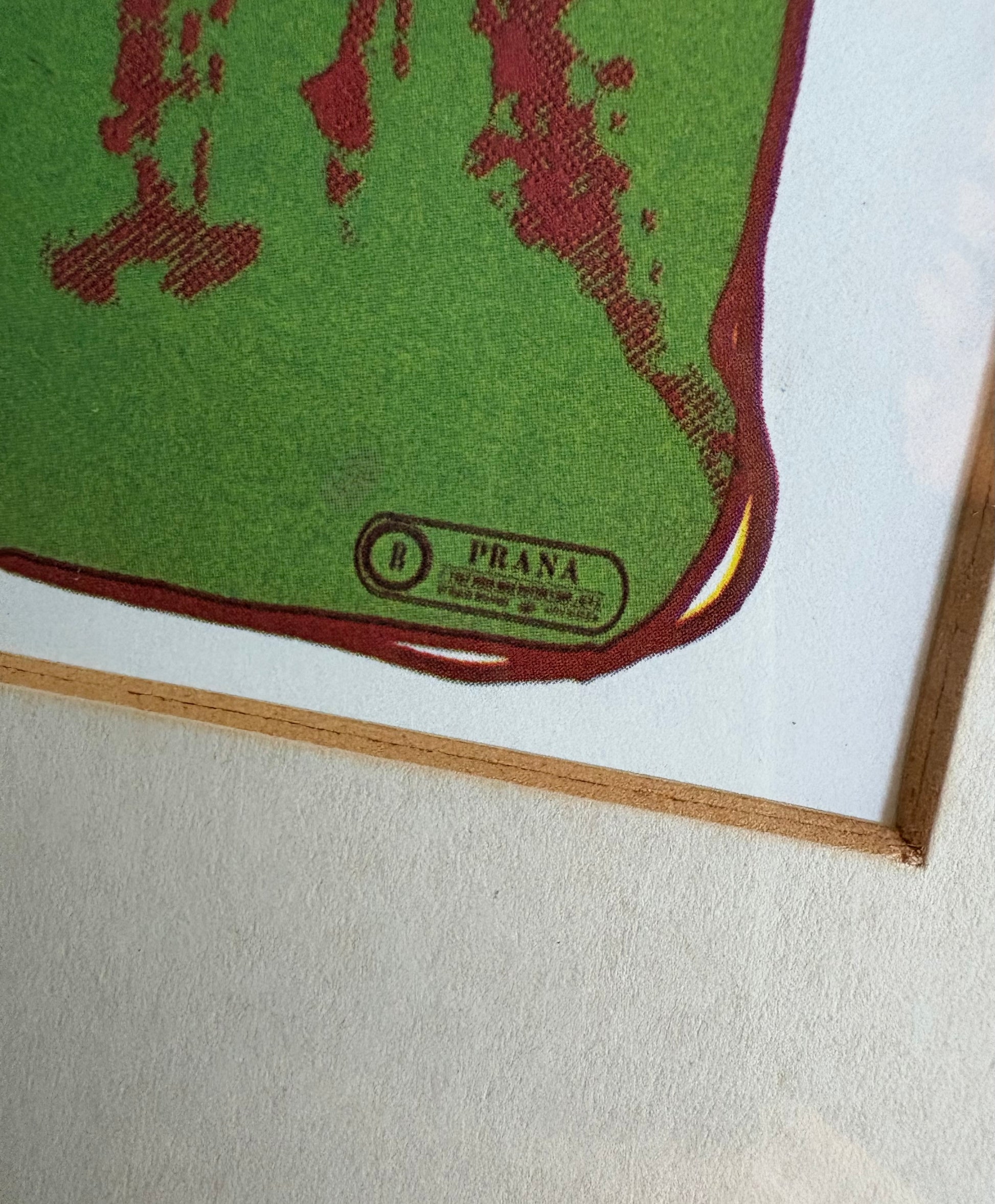 1970s vintage Peter Max print, Prana, Buddha, psychedelic, framed art