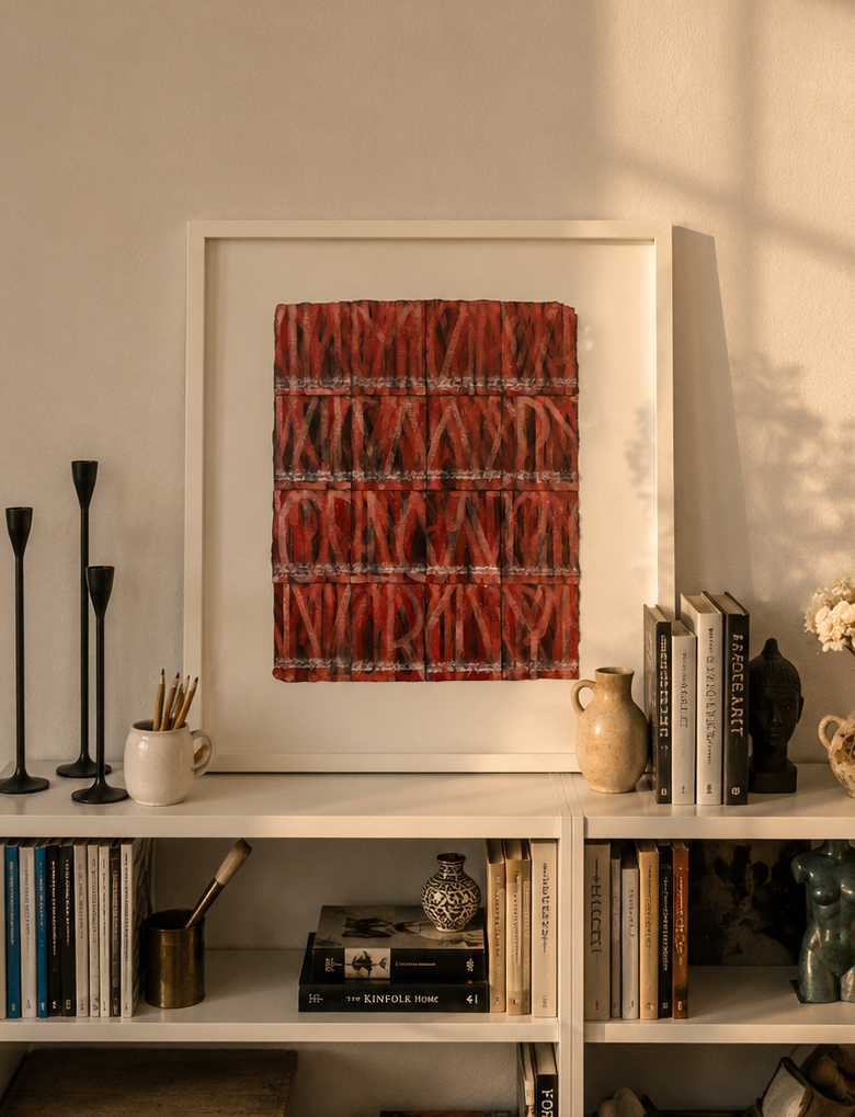 Original painting, abstract artwork, Chris Marks, Australian
