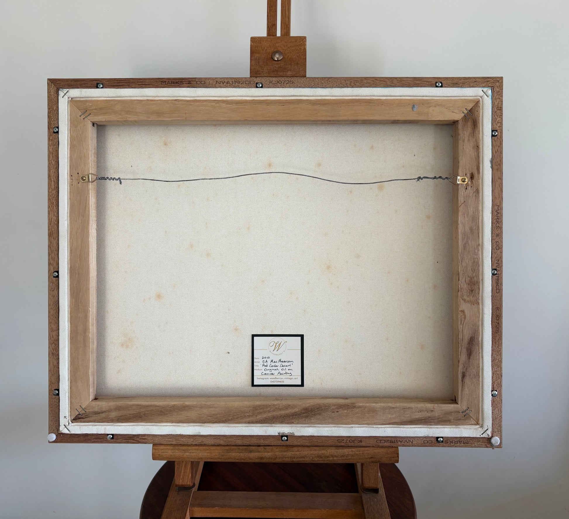 Original Australian landscape painting, framed artwork