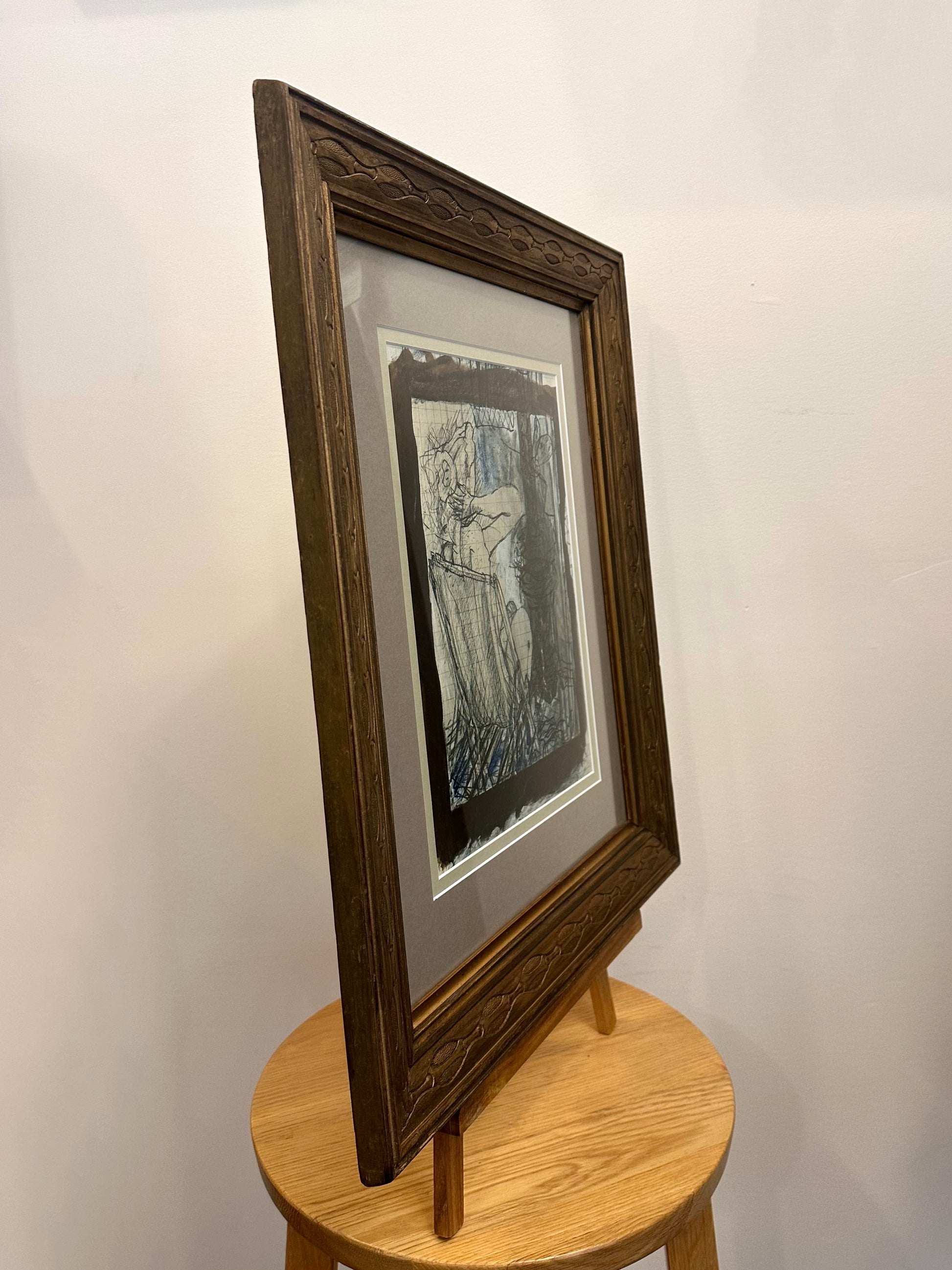 1955 Georges Braque, original lithograph, French, framed mid century art