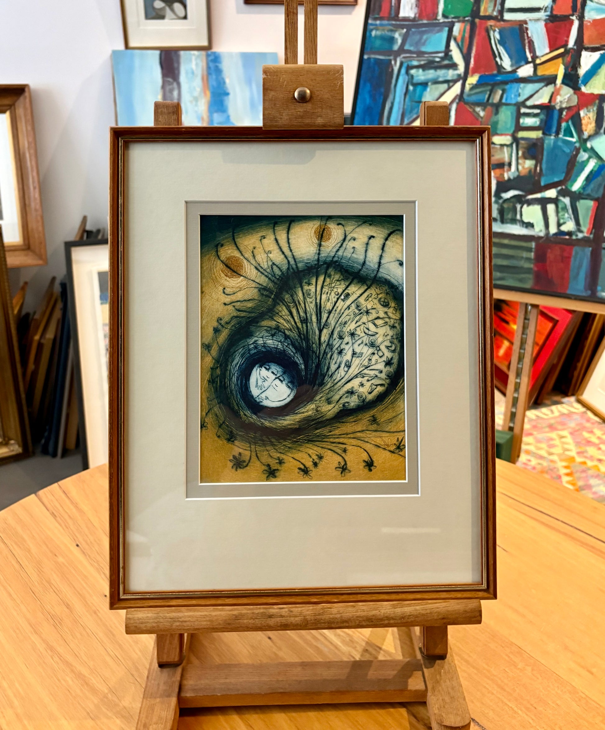 Framed print “The Sleep Garden”, Jeff Gardner