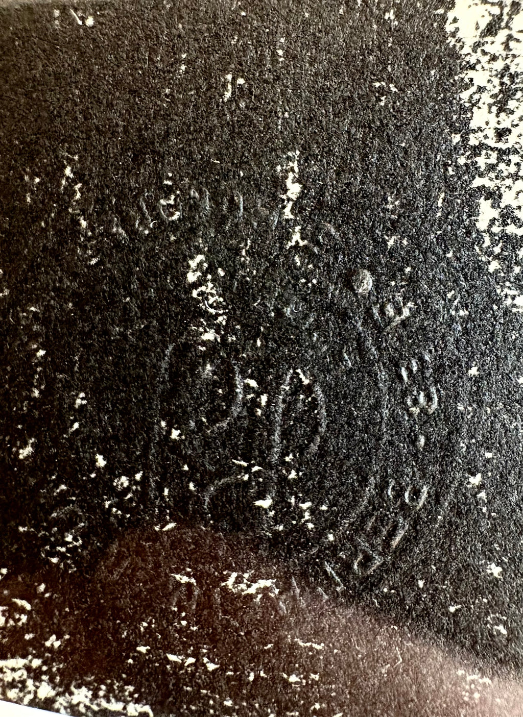 1928 Rare antique print, French, Seurat, drawing, framed art, foal, horse