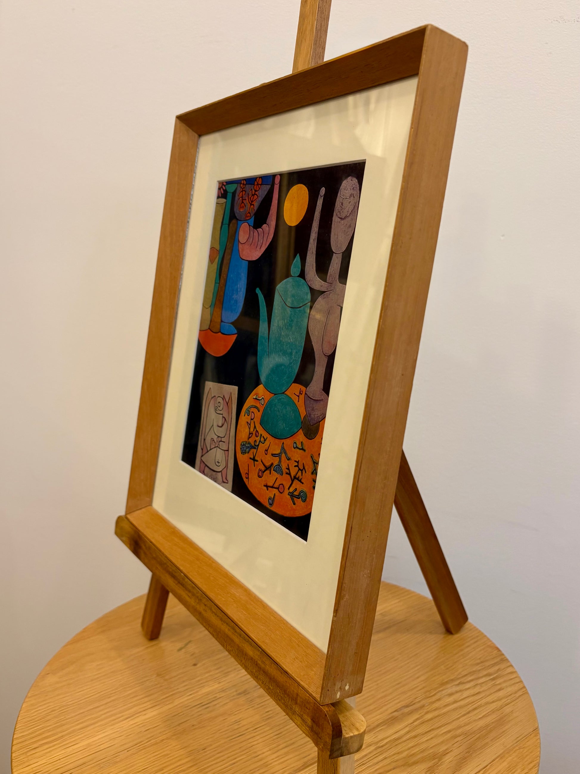 1950s vintage print after Paul Klee, Mid-Century, Surrealism, framed wall art