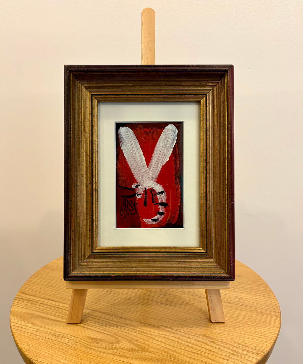 Original Pro Hart oil painting, “Dragonfly”, vintage framed Australian art