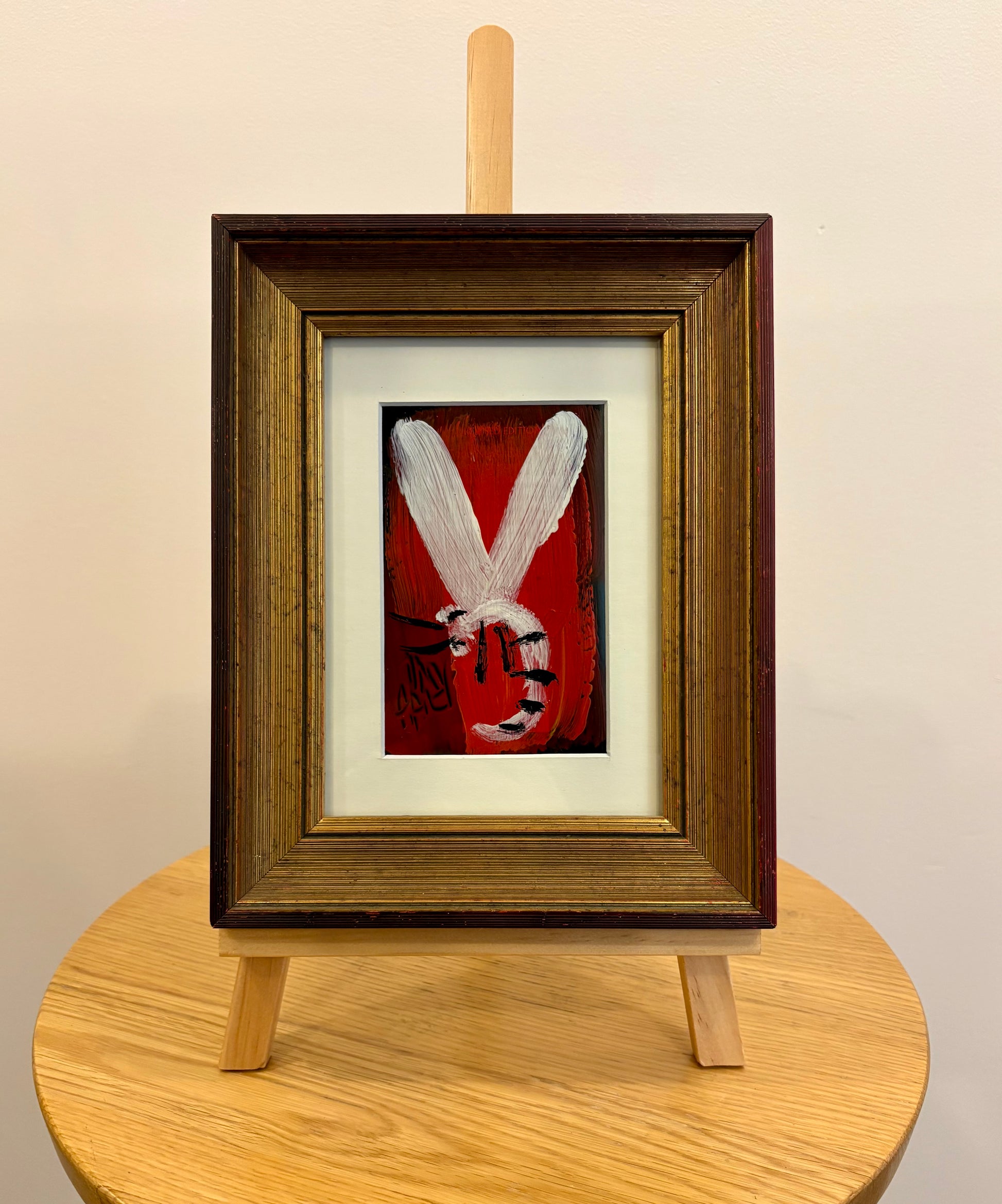 Original Pro Hart oil painting, “Dragonfly”, vintage framed Australian art