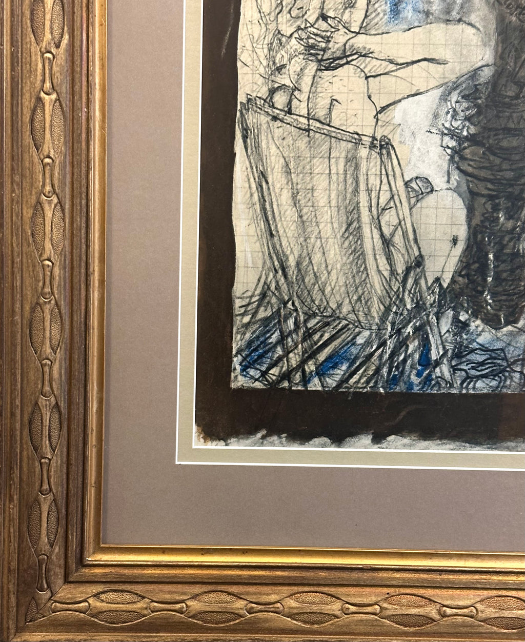 1955 Georges Braque, original lithograph, French, framed mid century art