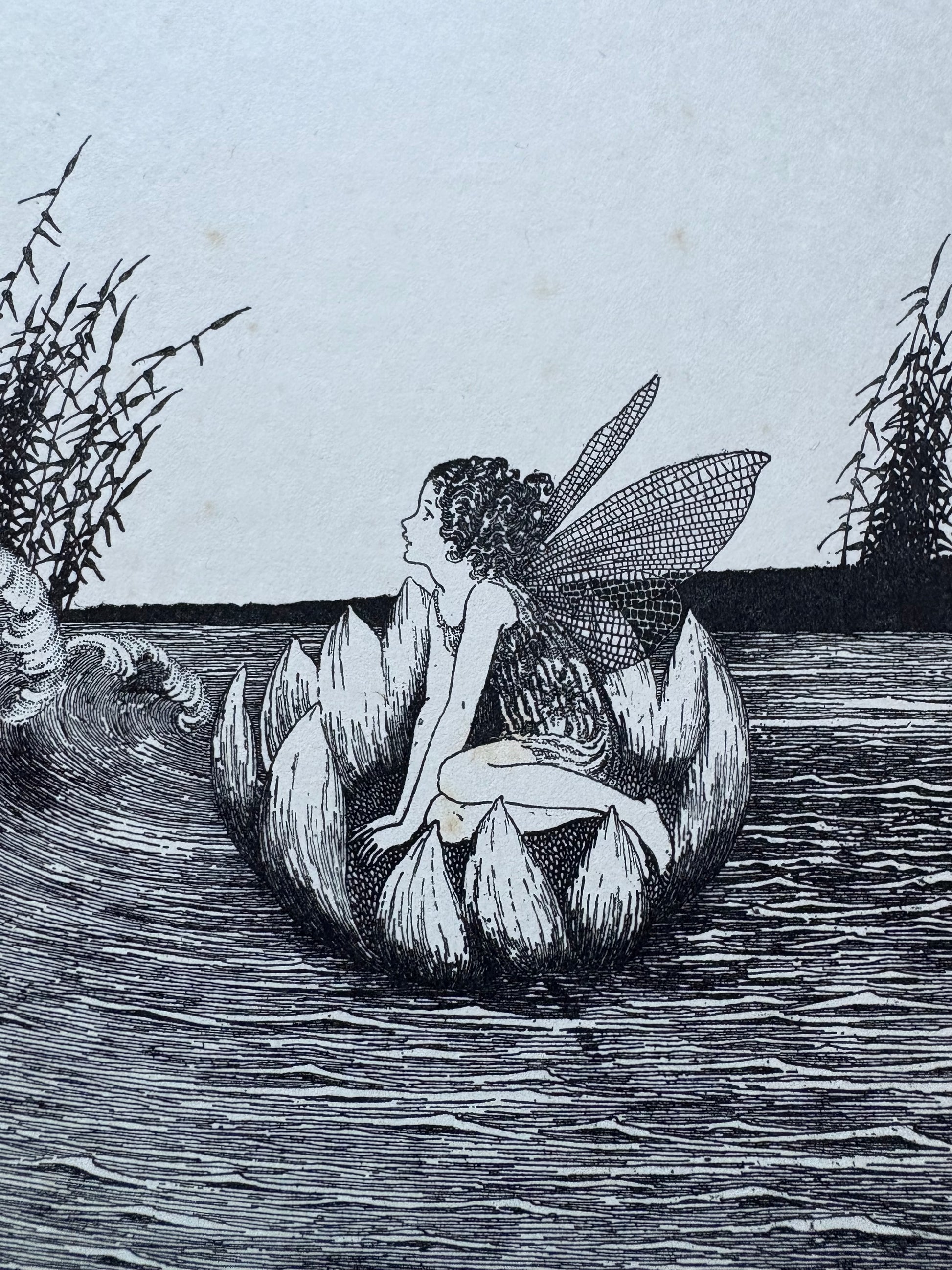 1931 Authentic antique Ida Rentoul Outhwaite print "Fairyland", 1st Edition UK, art deco, fairy