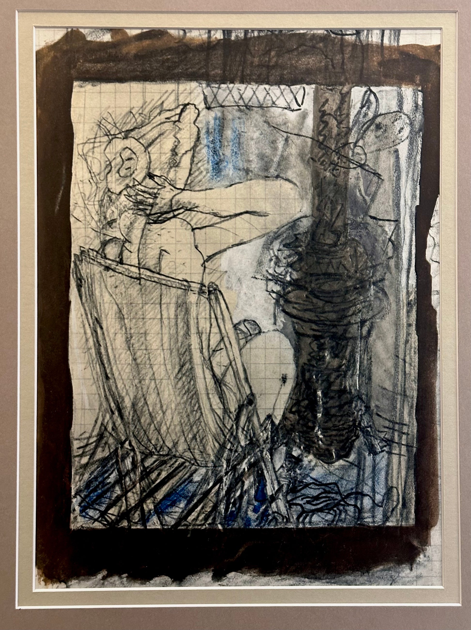 1955 Georges Braque, original lithograph, French, framed mid century art