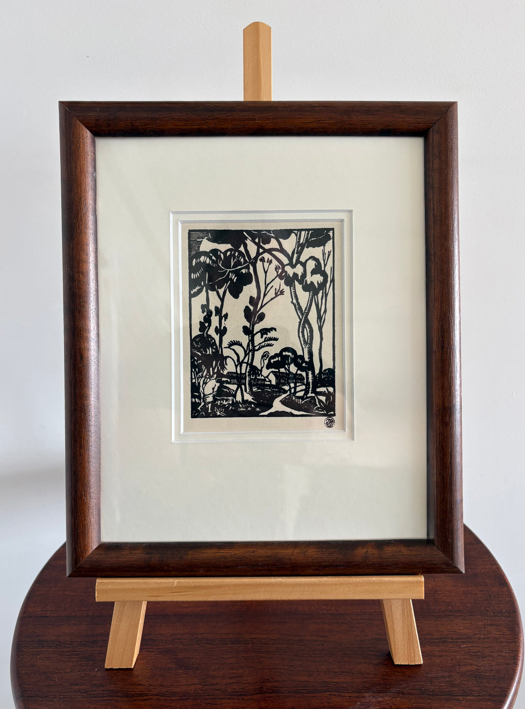1920s antique print after Roger-Maurice Grillon, French framed vintage art