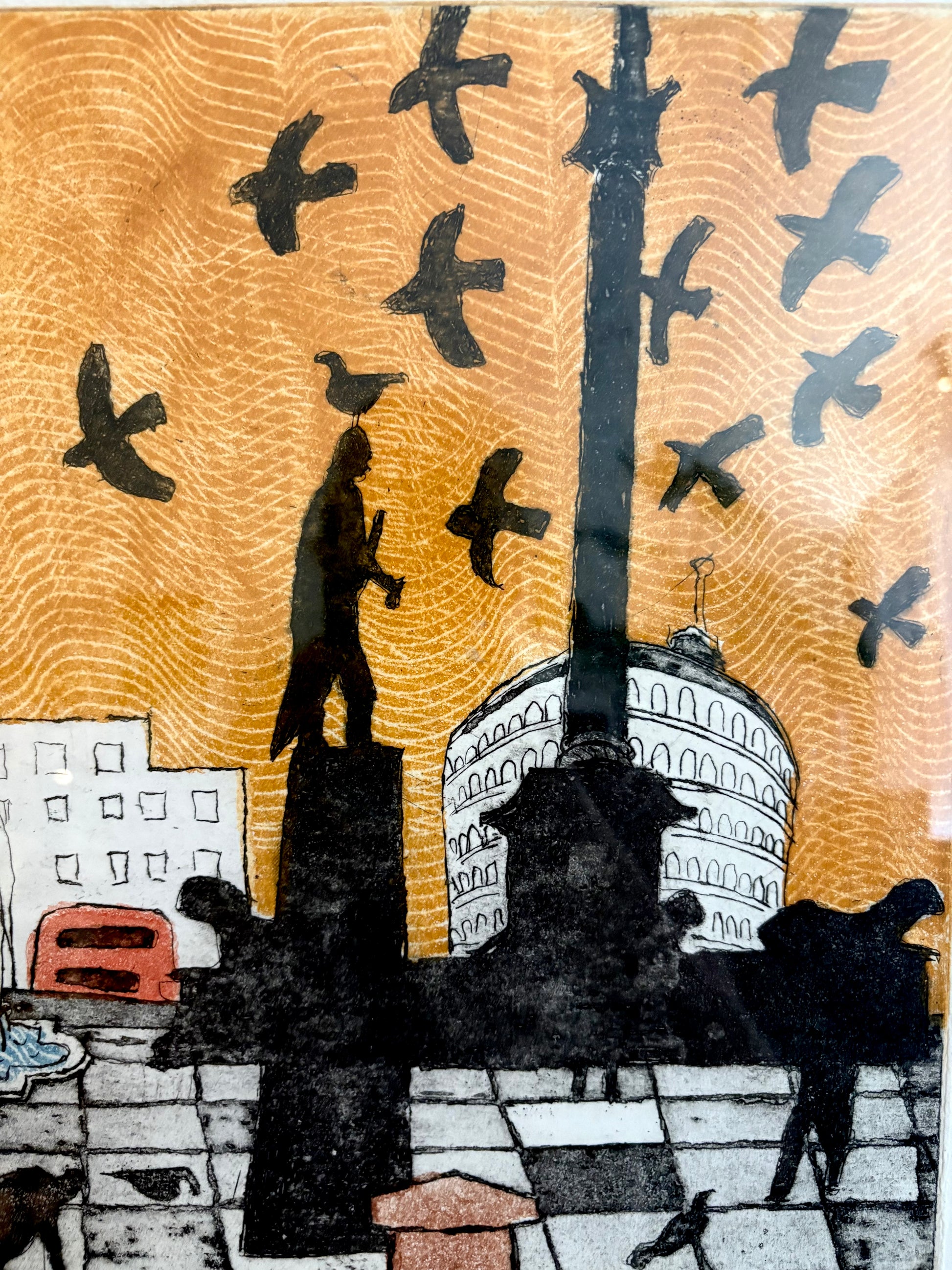 Original limited edition etching with aquatint, Julian Trevelyan, 4/75