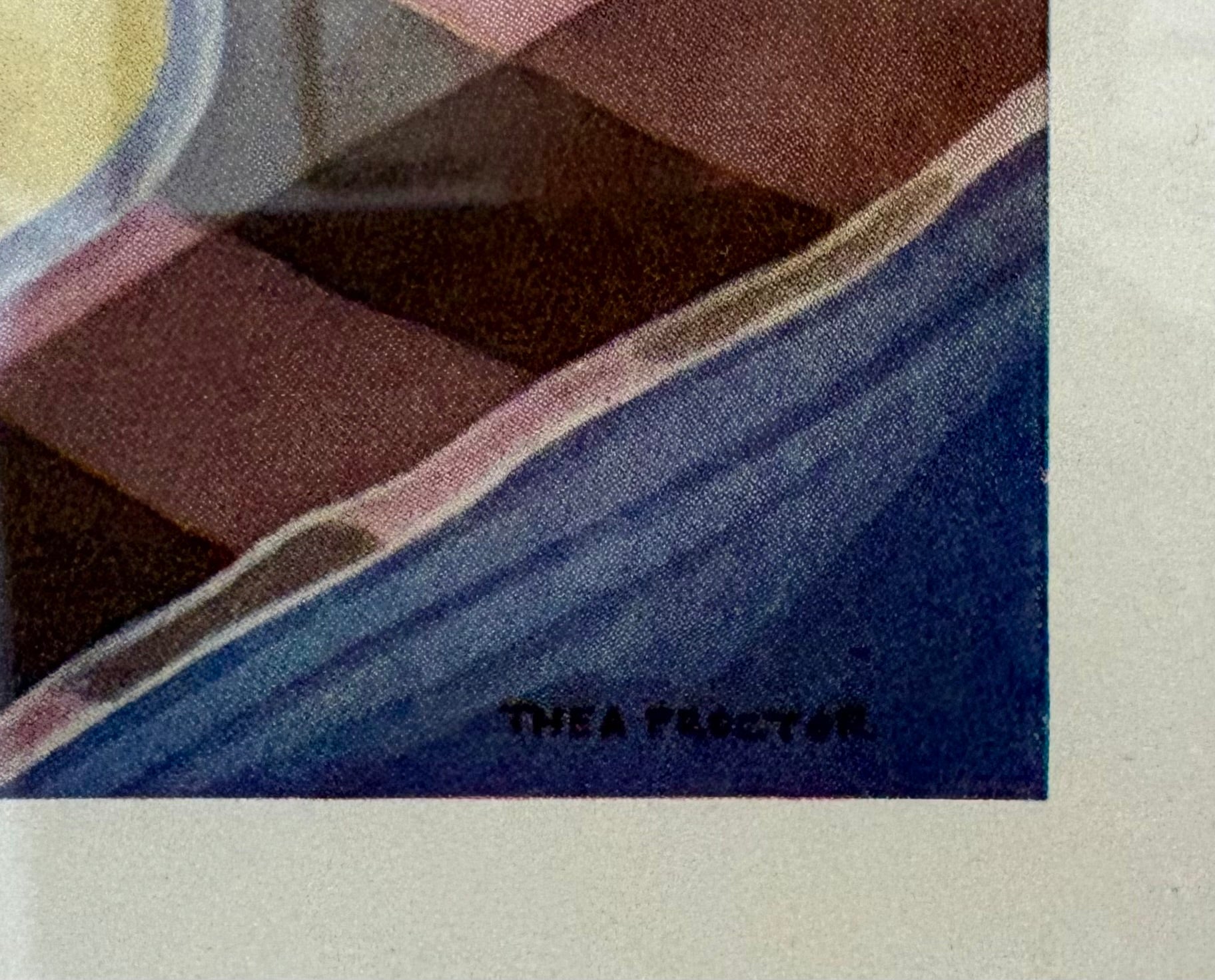 Thea Proctor 1930s antique print, “Lilies”, Australian art