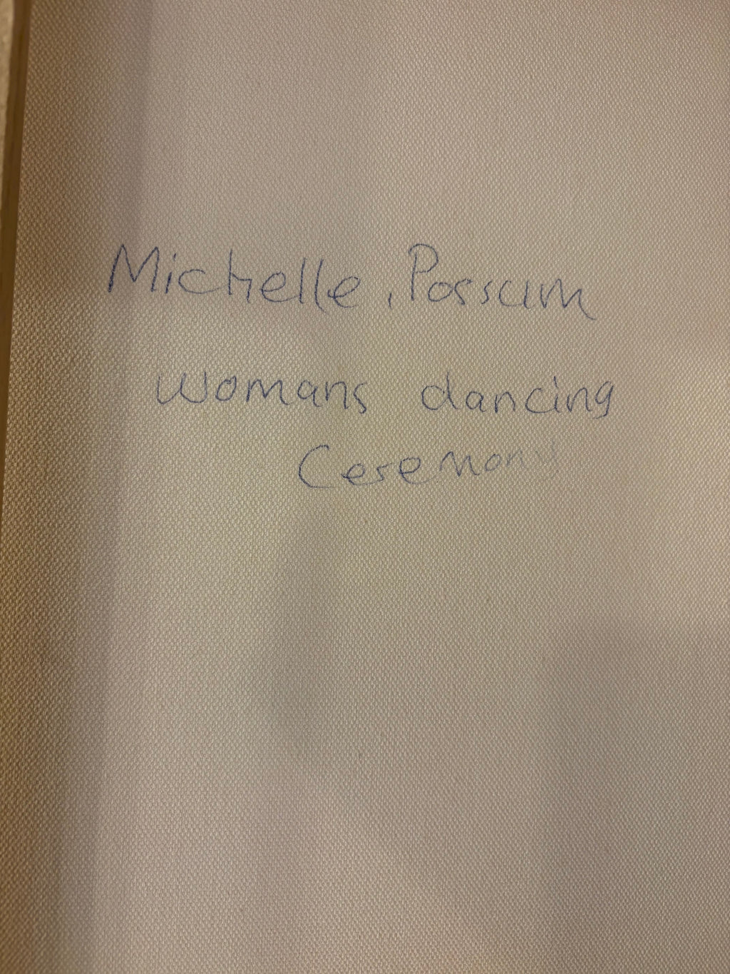 Original Aboriginal Painting, Michelle Possum, “Women’s Ceremony”