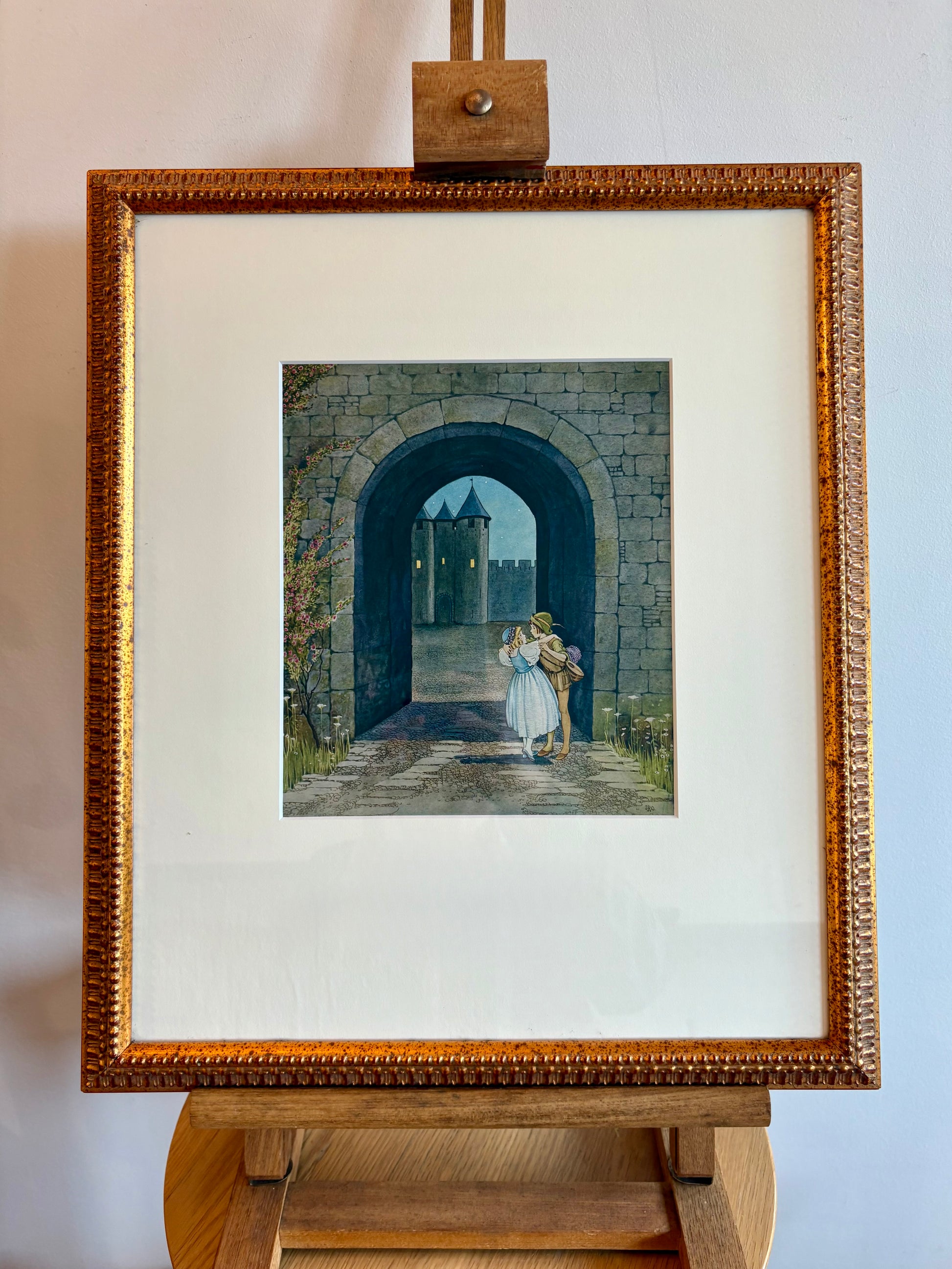 1931 Authentic antique Ida Rentoul Outhwaite print "Fairyland", 1st Edition UK, framed vintage art