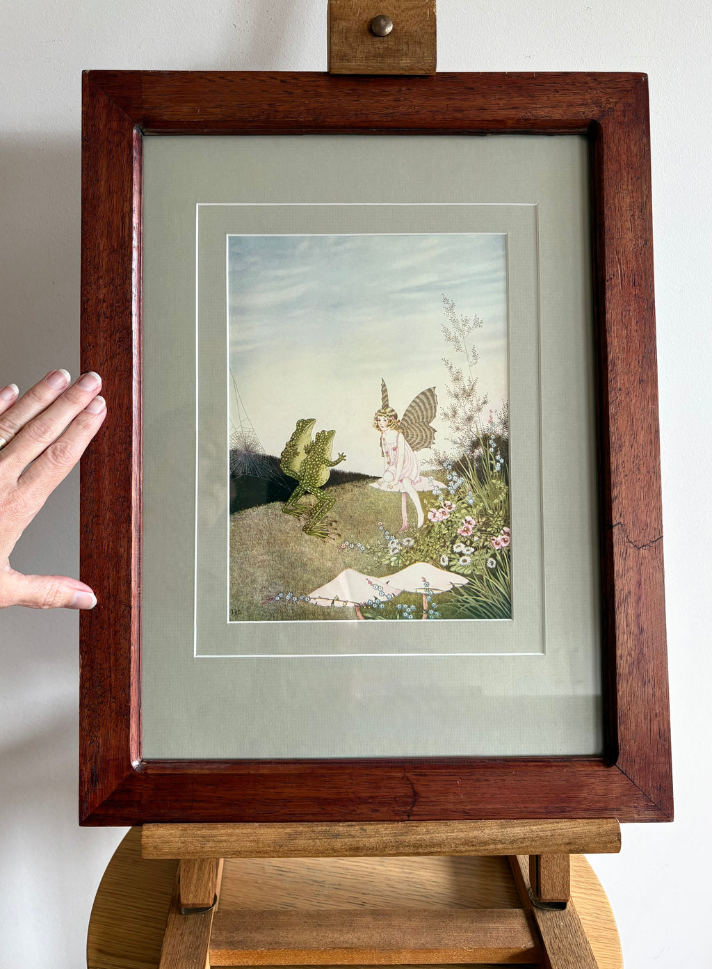 1926 Rare First Edition Australian Ida Rentoul Outhwaite print, antique fairy art