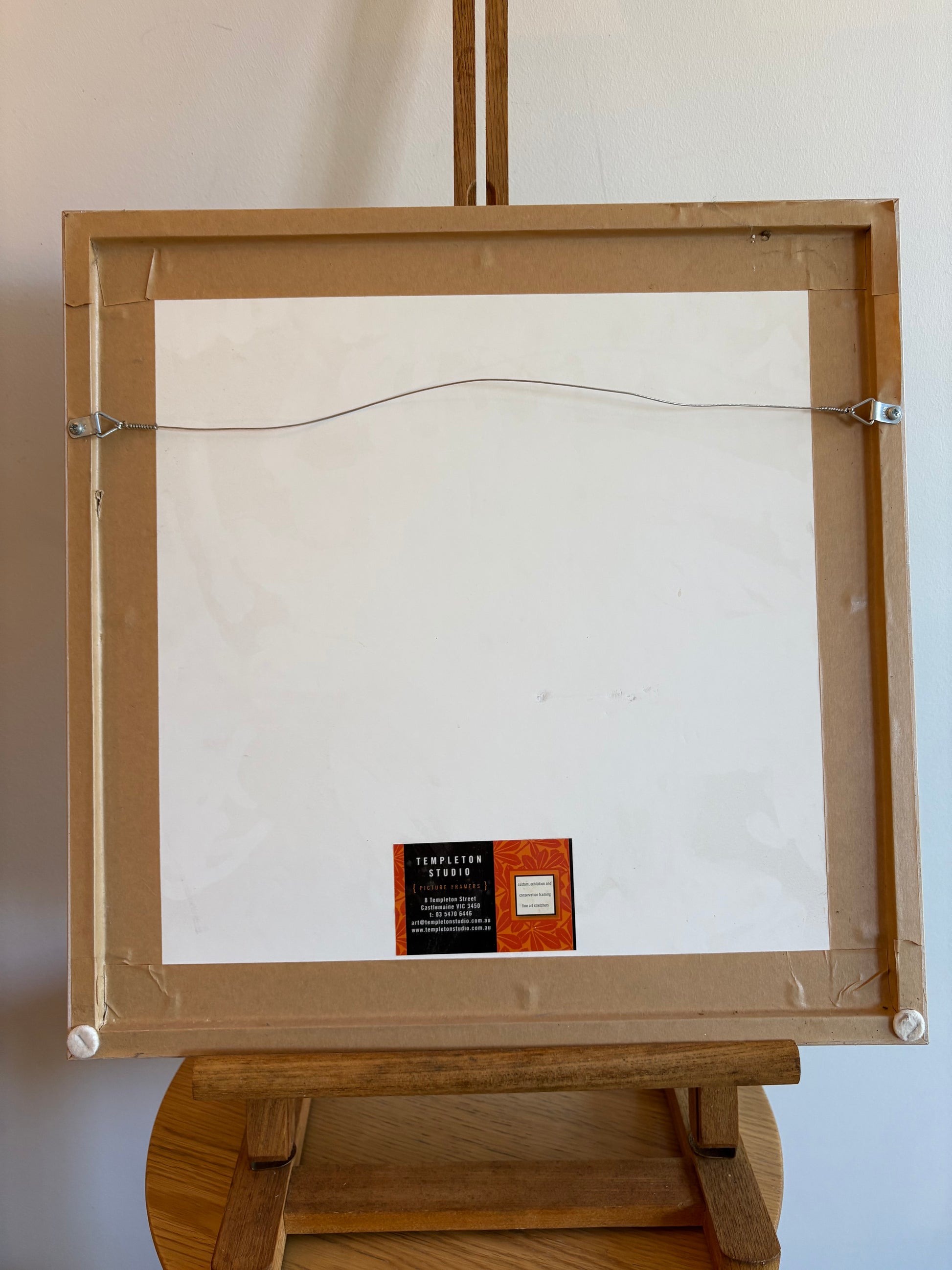 Original silk-screen print, D Thompson, 1994, framed art 18/20