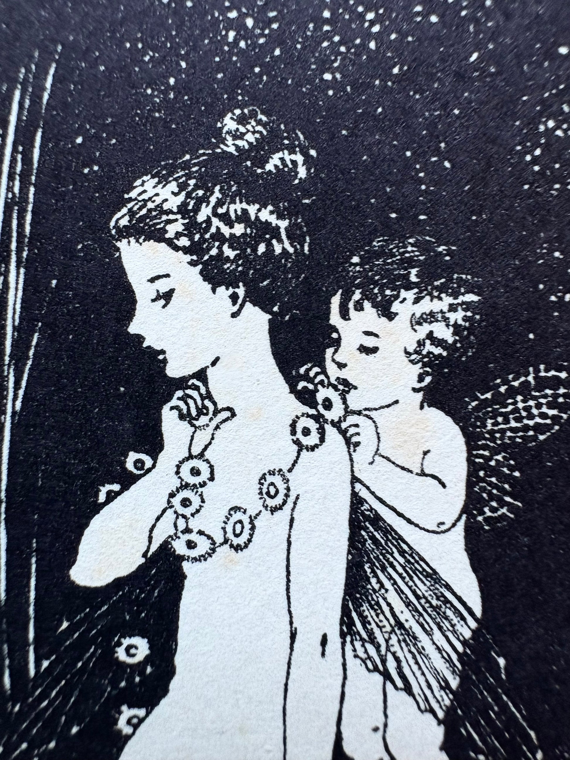 1931 Authentic antique Ida Rentoul Outhwaite print "Fairyland", 1st Edition UK, fairy, frogs, art deco