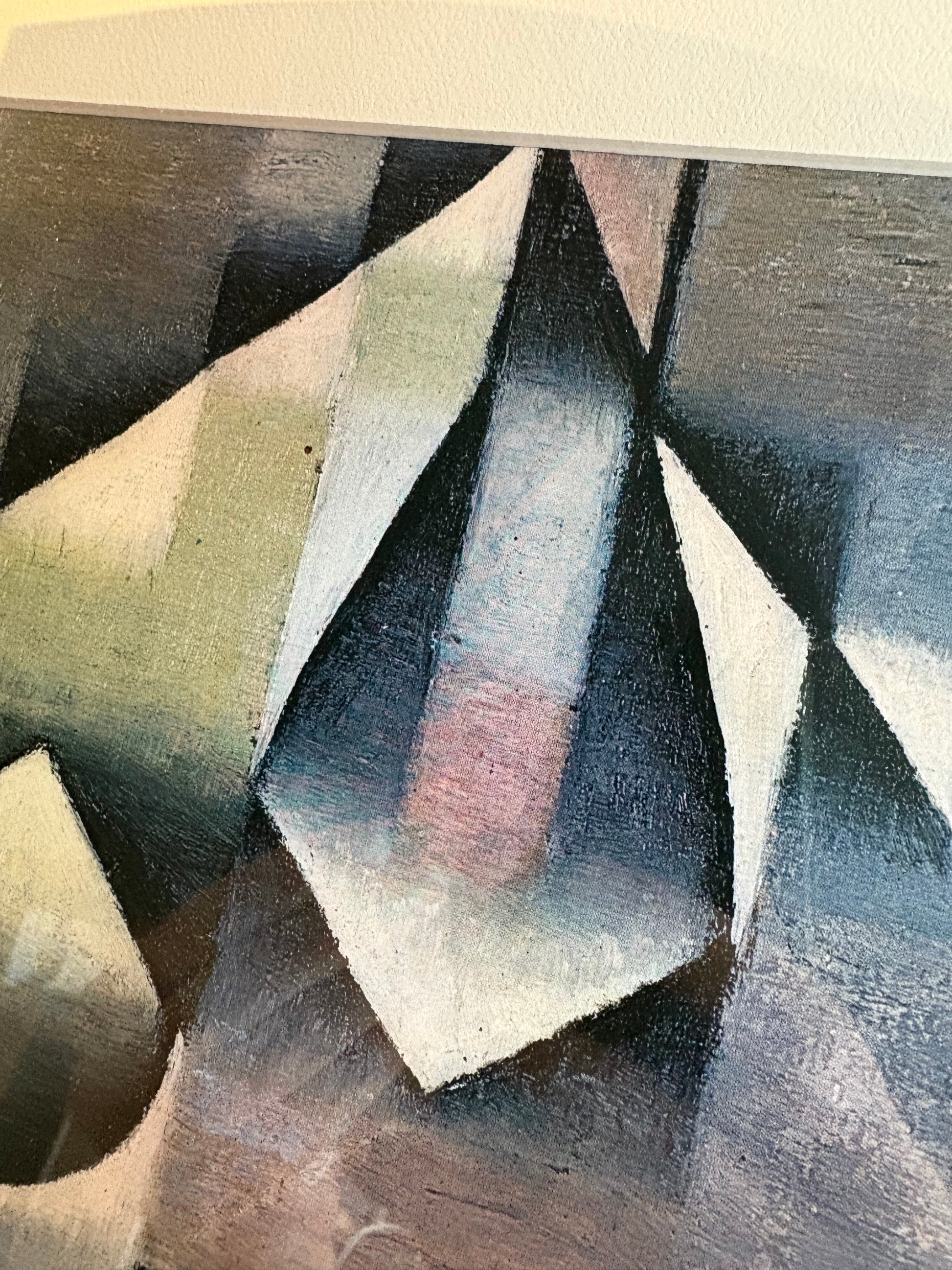 Vintage Juan Gris print, “Bottle and Pitcher”, framed art, Cubism