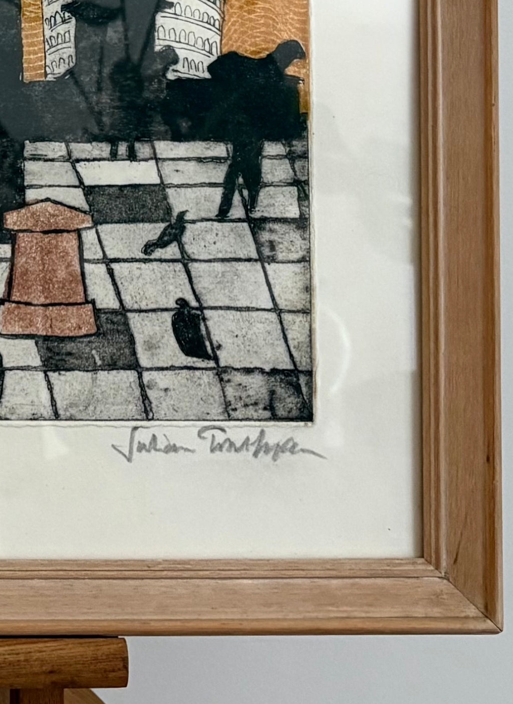Original limited edition etching with aquatint, Julian Trevelyan, 4/75